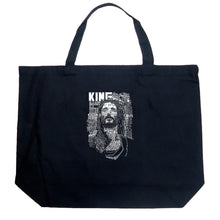 Load image into Gallery viewer, JESUS - Large Word Art Tote Bag