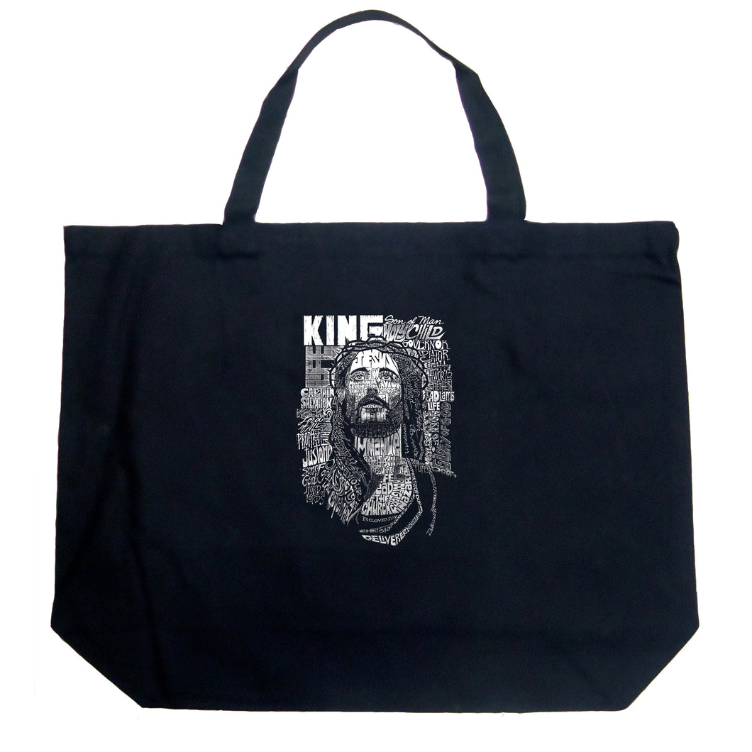 JESUS - Large Word Art Tote Bag