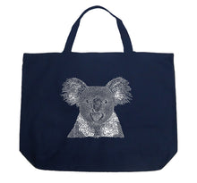Load image into Gallery viewer, Koala - Large Word Art Tote Bag
