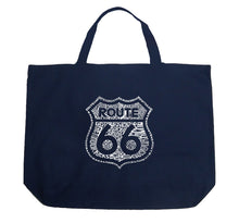 Load image into Gallery viewer, Get Your Kicks on Route 66 - Large Word Art Tote Bag