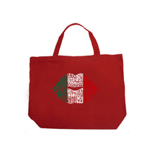 Load image into Gallery viewer, Latina Lips  - Large Word Art Tote Bag