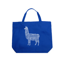 Load image into Gallery viewer, Llama Mama  - Large Word Art Tote Bag