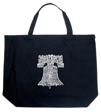 Load image into Gallery viewer, Liberty Bell - Large Word Art Tote Bag
