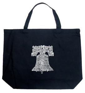 Liberty Bell - Large Word Art Tote Bag