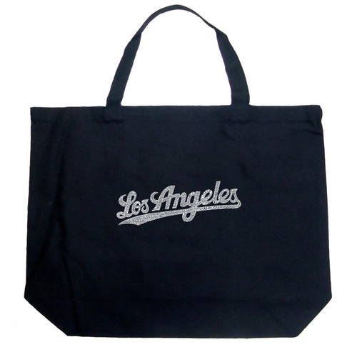 LOS ANGELES NEIGHBORHOODS - Large Word Art Tote Bag