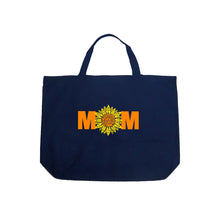 Load image into Gallery viewer, Mom Sunflower  - Large Word Art Tote Bag