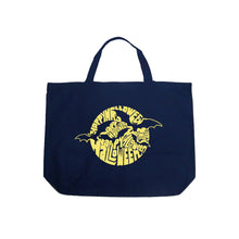 Load image into Gallery viewer, Halloween Bats  - Large Word Art Tote Bag