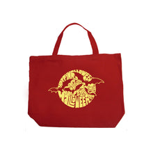Load image into Gallery viewer, Halloween Bats  - Large Word Art Tote Bag
