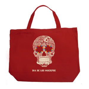 Dia De Los Muertos - Large Word Art Tote Bag