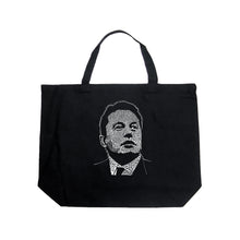 Load image into Gallery viewer, Elon Musk  - Large Word Art Tote Bag