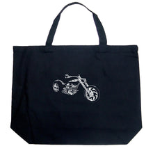 Load image into Gallery viewer, MOTORCYCLE - Large Word Art Tote Bag
