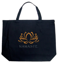Load image into Gallery viewer, Namaste - Large Word Art Tote Bag