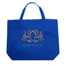 Load image into Gallery viewer, Namaste - Large Word Art Tote Bag