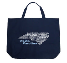 Load image into Gallery viewer, North Carolina - Large Word Art Tote Bag