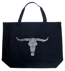 Names of Legendary Outlaws - Large Word Art Tote Bag