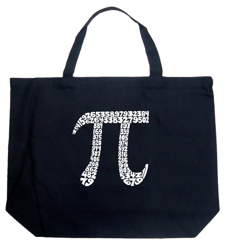 THE FIRST 100 DIGITS OF PI - Large Word Art Tote Bag