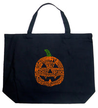 Load image into Gallery viewer, Pumpkin - Large Word Art Tote Bag