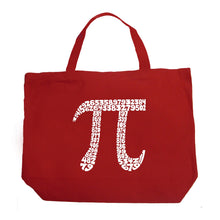 Load image into Gallery viewer, THE FIRST 100 DIGITS OF PI - Large Word Art Tote Bag