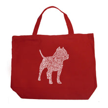Load image into Gallery viewer, Pitbull - Large Word Art Tote Bag