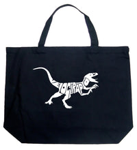 Load image into Gallery viewer, Velociraptor - Large Word Art Tote Bag