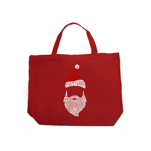 Santa Claus  - Large Word Art Tote Bag