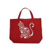 Load image into Gallery viewer, Cat Claws - Large Word Art Tote Bag