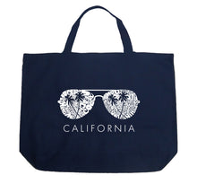 Load image into Gallery viewer, California Shades - Large Word Art Tote Bag