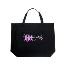 Load image into Gallery viewer, Shake it Off - Large Word Art Tote Bag