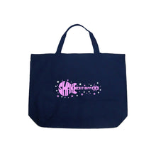 Load image into Gallery viewer, Shake it Off - Large Word Art Tote Bag