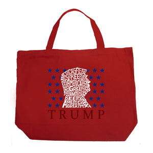 Keep America Great - Large Word Art Tote Bag