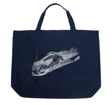 Load image into Gallery viewer, Ski - Large Word Art Tote Bag