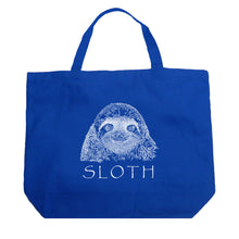 Load image into Gallery viewer, Sloth - Large Word Art Tote Bag