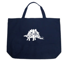 Load image into Gallery viewer, STEGOSAURUS - Large Word Art Tote Bag