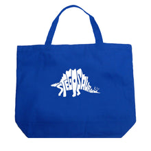 Load image into Gallery viewer, STEGOSAURUS - Large Word Art Tote Bag