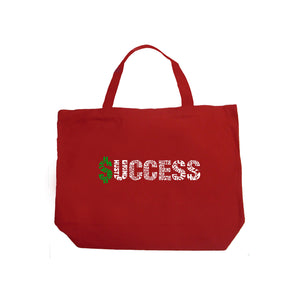 Success  - Large Word Art Tote Bag