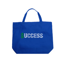 Load image into Gallery viewer, Success  - Large Word Art Tote Bag