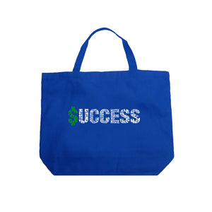 Success  - Large Word Art Tote Bag