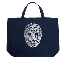 Load image into Gallery viewer, Slasher Movie Villians - Large Word Art Tote Bag