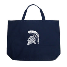 Load image into Gallery viewer, SPARTAN - Large Word Art Tote Bag