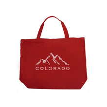 Load image into Gallery viewer, Colorado Ski Towns  - Large Word Art Tote Bag