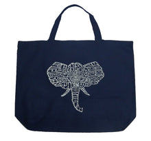 Load image into Gallery viewer, Tusks - Large Word Art Tote Bag