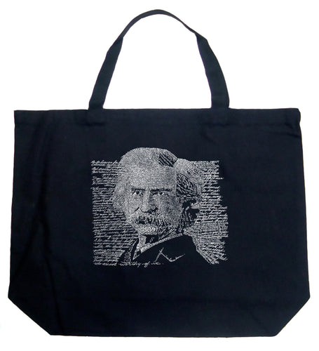 Mark Twain - Large Word Art Tote Bag