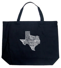 Load image into Gallery viewer, The Great State of Texas - Large Word Art Tote Bag