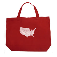 Load image into Gallery viewer, THE STAR SPANGLED BANNER - Large Word Art Tote Bag