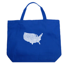 Load image into Gallery viewer, THE STAR SPANGLED BANNER - Large Word Art Tote Bag