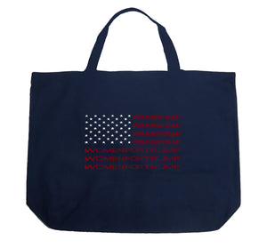 Women For Trump - Large Word Art Tote Bag