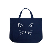 Load image into Gallery viewer, Whiskers  - Large Word Art Tote Bag