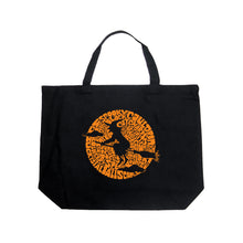 Load image into Gallery viewer, Spooky Witch  - Large Word Art Tote Bag