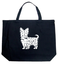 Load image into Gallery viewer, Yorkie - Large Word Art Tote Bag