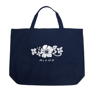 ALOHA - Large Word Art Tote Bag